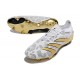 Nueva adidas Predator Elite L FG Dorado Blanco Gris