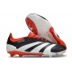 Nueva adidas Predator Elite L FG Negro Blanco Rojo