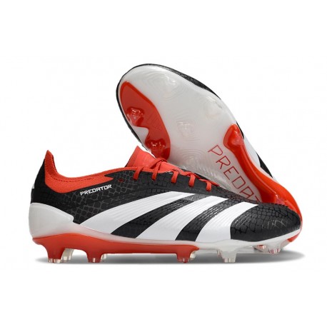 Nueva adidas Predator Elite L FG Negro Blanco Rojo