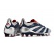 Nueva adidas Predator Elite L FG Plateado Negro Rojo