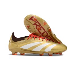 Nueva adidas Predator Elite L FG Dorado Blanco Rojo