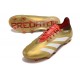 Nueva adidas Predator Elite L FG Dorado Blanco Rojo
