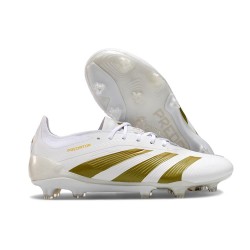 Nueva adidas Predator Elite L FG Blanco Dorado