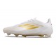 Botas de Futbol adidas F50 Elite FG Ftwr Blanco Dorado Met