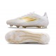 Botas de Futbol adidas F50 Elite FG Ftwr Blanco Dorado Met
