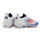 Botas de Futbol adidas F50 Elite FG Blanco Azul Rojo