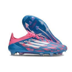 Botas de Futbol adidas F50 Elite FG Solar Azul Ftwr Blanco Solar Rosa