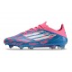 Botas de Futbol adidas F50 Elite FG Solar Azul Ftwr Blanco Solar Rosa