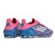 Botas de Futbol adidas F50 Elite FG Solar Azul Ftwr Blanco Solar Rosa