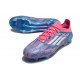 Botas de Futbol adidas F50 Elite FG Solar Azul Ftwr Blanco Solar Rosa