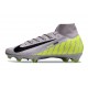 Nike Air Zoom Mercurial Superfly 10 Elite FG Gris Amarillo