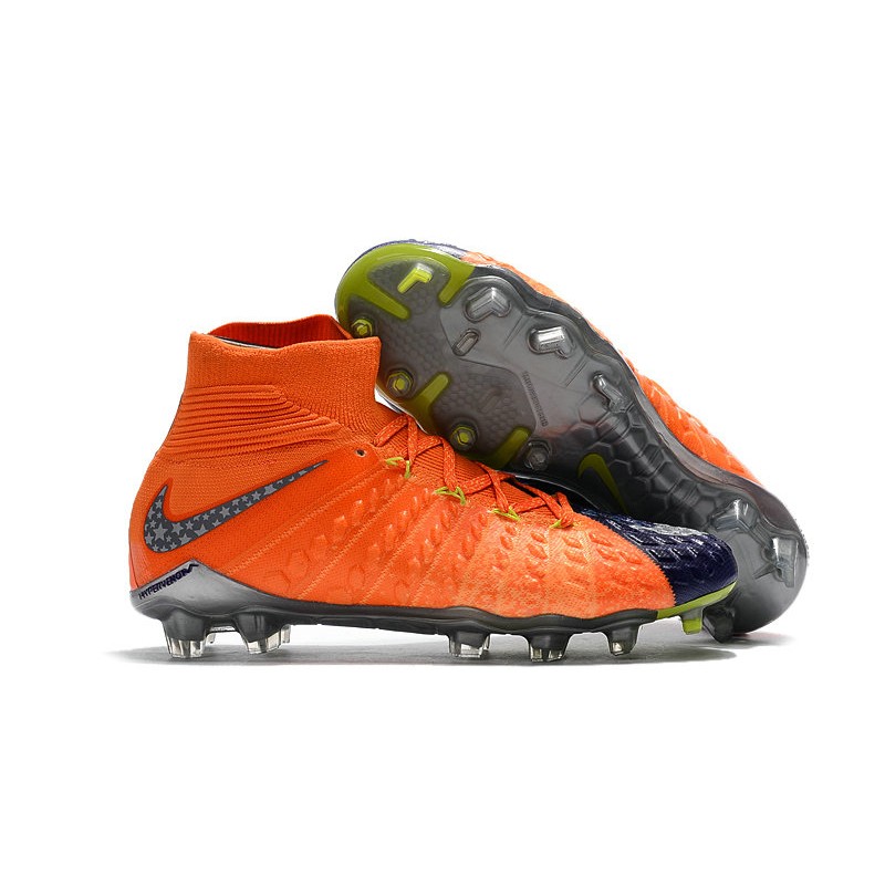 Nike Hypervenom Phantom 3 DF Fg - Zapatillas de fútbol Hombre - Naranja Azul