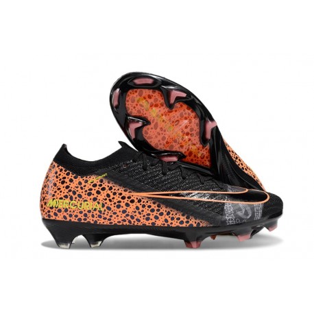 Botas Futbol Nike Mercurial Vapor 16 Elite FG Negro Naranja