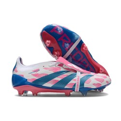 adidas Predator Elite Fold-over Tongue FG Ftwr Blanco Solar Azul Solar Rosa