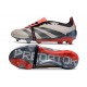 adidas Predator Elite Fold-over Tongue FG Platino Met Aurora Negro Carbón