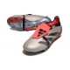 adidas Predator Elite Fold-over Tongue FG Platino Met Aurora Negro Carbón