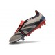 adidas Predator Elite Fold-over Tongue FG Platino Met Aurora Negro Carbón