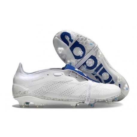 adidas Predator Elite Fold-over Tongue FG Blanco Azul