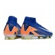 Botas Nike Mercurial Superfly X Elite FG Azul Blanco Naranja