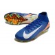 Botas Nike Mercurial Superfly X Elite FG Azul Blanco Naranja