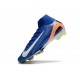 Botas Nike Mercurial Superfly X Elite FG Azul Blanco Naranja