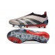 Zapatillas adidas Predator Elite Sin Cordone FG Platino Met Aurora Negro Carbón