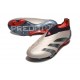 Zapatillas adidas Predator Elite Sin Cordone FG Platino Met Aurora Negro Carbón