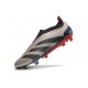 Zapatillas adidas Predator Elite Sin Cordone FG Platino Met Aurora Negro Carbón