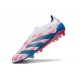 adidas Predator Elite Sin Cordone FG Ftwr Blanco Solar Azul Solar Rosa