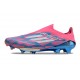 Zapatos Adidas F50+ Sin Cordones FG Solar Azul Ftwr Blanco Solar Rosa