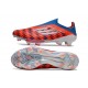 Zapatos Adidas F50+ Sin Cordones FG Rojo Azul Blanco