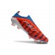Zapatos Adidas F50+ Sin Cordones FG Rojo Azul Blanco