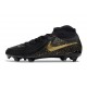 Botas Nike Phantom Luna 2 Elite FG Negro Mtlc Dorado Moneda