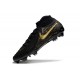 Botas Nike Phantom Luna 2 Elite FG Negro Mtlc Dorado Moneda