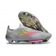 Zapatos Adidas F50+ Sin Cordones FG Gris Rosa Amarillo