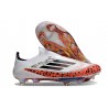 Zapatos Adidas F50+ Sin Cordones FG X Messi Blanco Rojo Negro