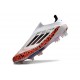Zapatos Adidas F50+ Sin Cordones FG X Messi Blanco Rojo Negro