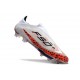 Zapatos Adidas F50+ Sin Cordones FG X Messi Blanco Rojo Negro