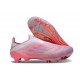 Zapatos Adidas F50+ Sin Cordones FG Rosa Blanco