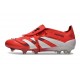 adidas 2025 Predator Elite FT FG Rojo Lúcido Blanco Negro