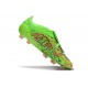adidas 2025 Predator Elite FT FG Limón Lúcido Rosa Lúcido Azul Fusion