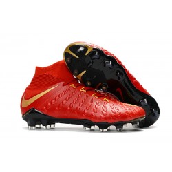 Nike Hypervenom Phantom 3 DF Fg - Zapatillas de fútbol Hombre - Rojo Oro
