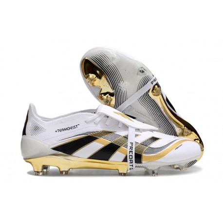adidas 2025 Predator Elite FT FG Ftwr Blanco Dorado Met