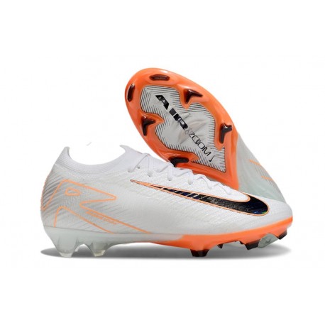 Nike Zoom Mercurial Vapor XVI Elite FG Blanco Naranja Negro