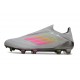 adidas F50 Elite Sin Cordones FG Gris Rosa