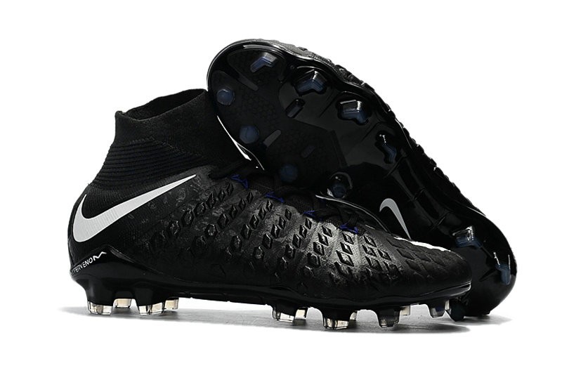 Nike Bota de Futbol Hypervenom Phantom III DF FG - Negro Blanco