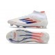 Zapatos adidas F50 Elite Mid FG Ftwr Blanco Rojo Azul Lúcido