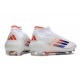 Zapatos adidas F50 Elite Mid FG Ftwr Blanco Rojo Azul Lúcido