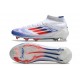 Zapatos adidas F50 Elite Mid FG Ftwr Blanco Rojo Azul Lúcido
