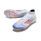 Zapatos adidas F50 Elite Mid FG Ftwr Blanco Rojo Azul Lúcido